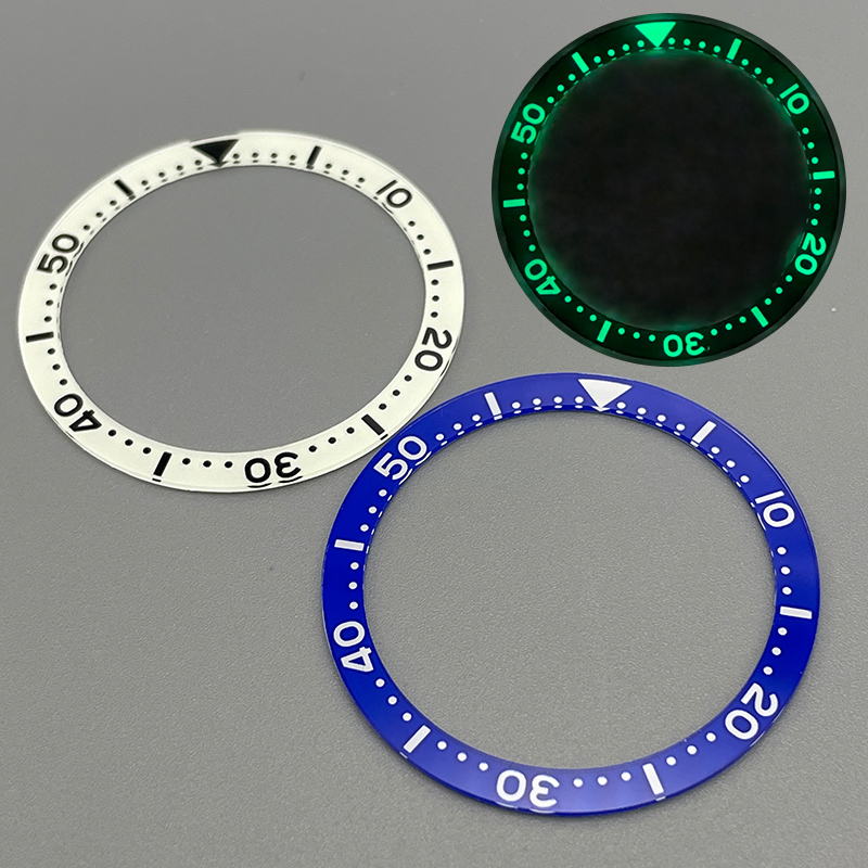 Reel Case - 38mm Flat Acrylic Luminous Watch Bezel