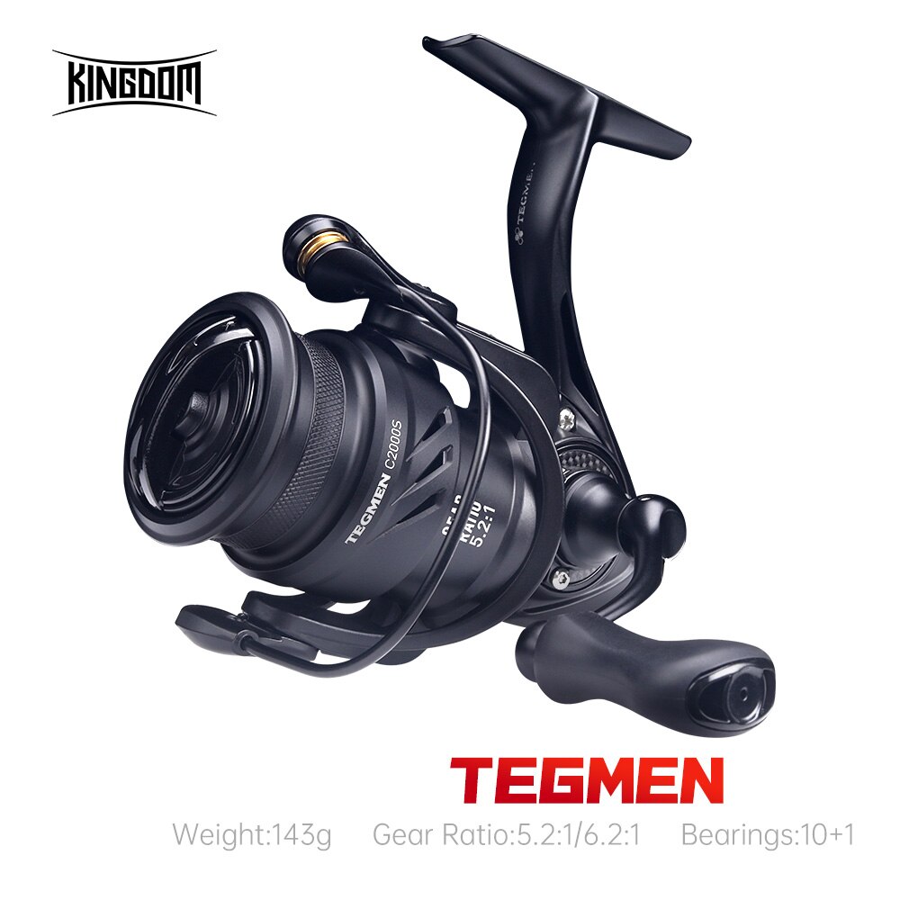 Kingdom Tegmen 5.2:1 6.2:1 143 - огляд і ціна Kastking Reel Zephyr