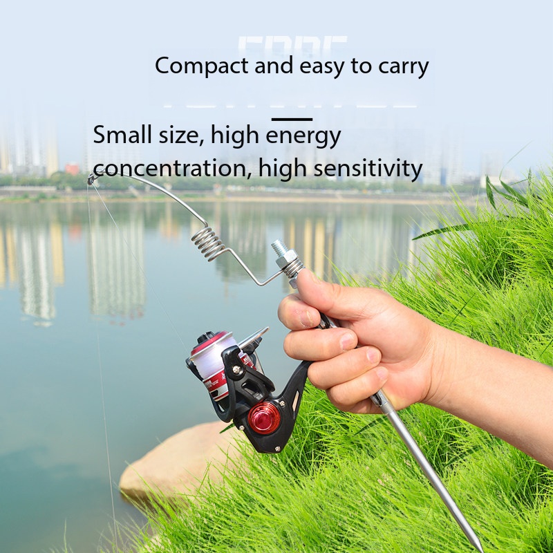 Spring Rod Mini Portable One-P - огляд і ціна Ice Fishing Reel
