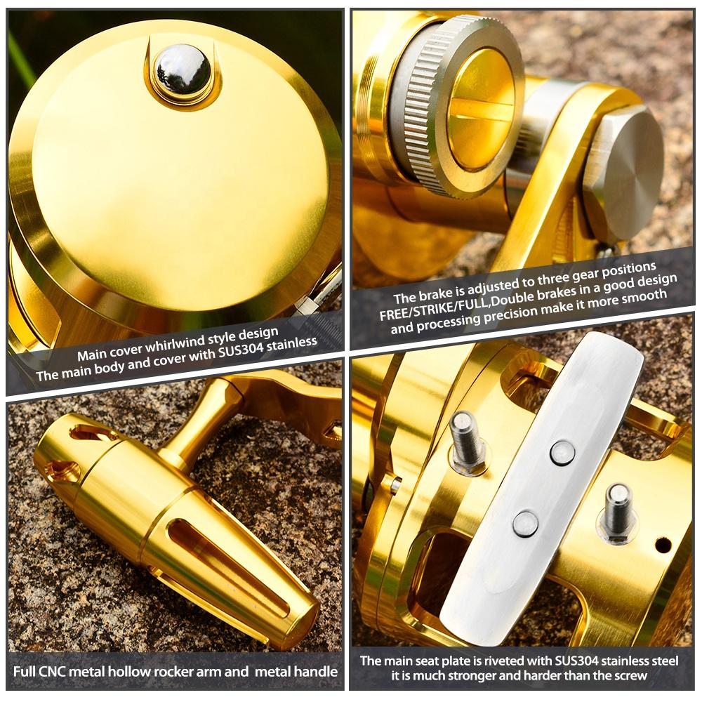 PRO BEROS Trolling Reel 5.7:1  - огляд і ціна Reel Handle