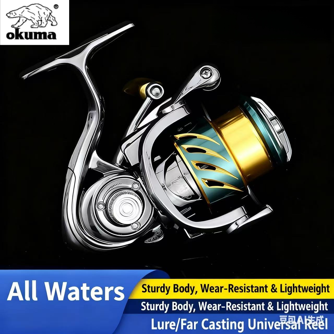 Okuma Fishing Tackle Spinning  - огляд і ціна Kastking Reel Zephyr