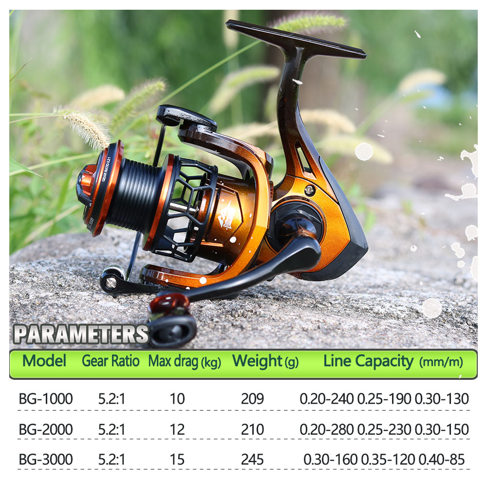 JOSBY Spinning Fishing Reel 10 - огляд і ціна Daiwa Reel Bg